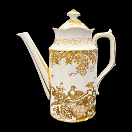 Tasse à déjeuner Royal Crown Derby Aves Gold