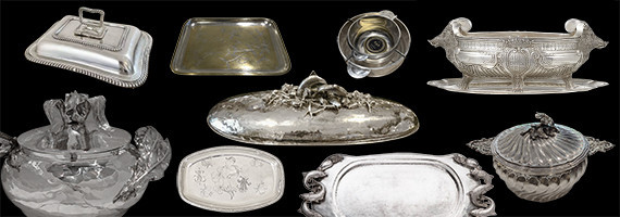 Serving pieces & trays